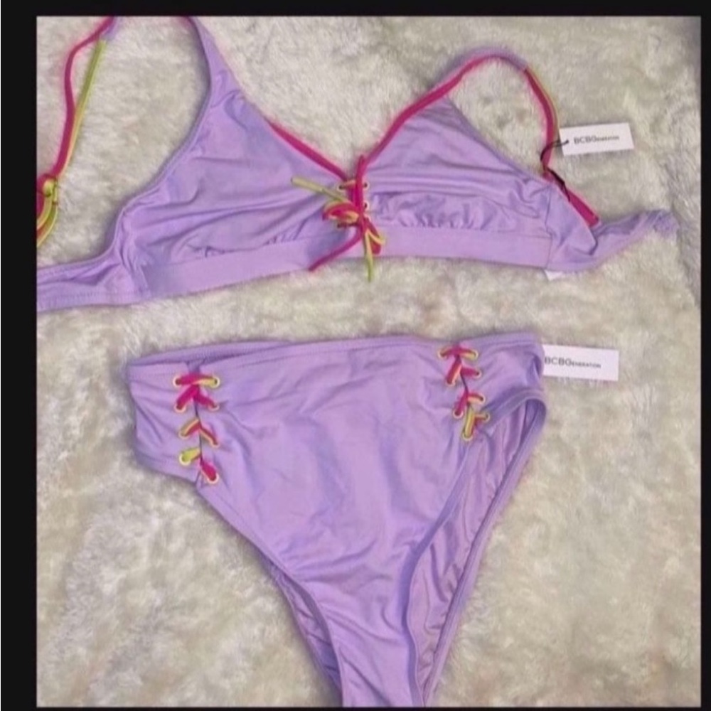 New BCBG High waist two piece swimsuit